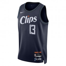 Maillot Basket Homme Los Angeles Clippers Paul George 2023-24 Nike City Edition Navy Swingman